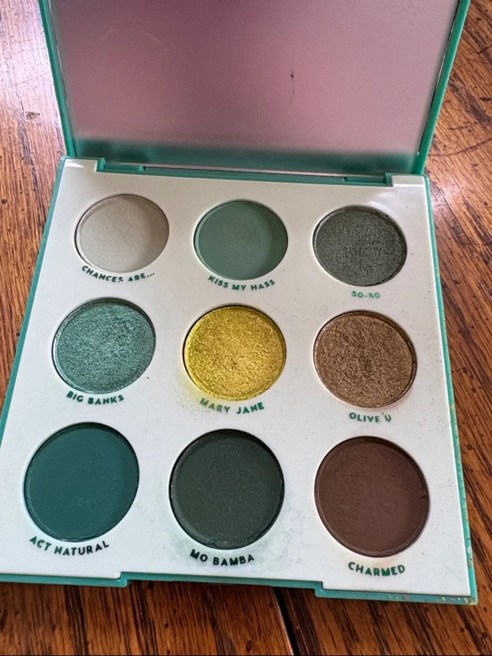 Colourpop Teal Eyeshadow Compact - Picture 3 of 6